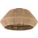 Eglo Alderney Natural Ceiling Flush Light 48cm