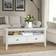 IKEA Idanas White Soffbord 55x107cm