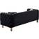 Simplie Fun Modern Tufted Black Sofa 84.2" 3 Seater