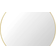 GUBI Round Polished Brass Väggspegel 110cm