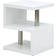 GFW Polar with LED White High Gloss Bedside Table 38x44cm