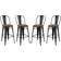 modway Promenade Black Bar Stool 45" 4