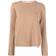 Semicouture Contrast Stitching Knitted Jumper - Light Brown