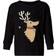 Awkward Ugly Christmas Doodles Long Sleeve Shirt - Black