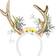 Boland Renhorn med Blommor Diadem
