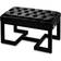 Ebern Designs Eyvan Black Settee Bench 60x45cm