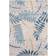 THE RUGS Boho White, Blue 120x170cm