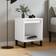 vidaXL 830732 White Nattbord 35x40cm