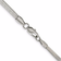 Chisel Herringbone Chain Necklace - Silver