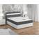 Box spring white/grey Continental Bed