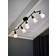 Nordlux Cole Black Ceiling Flush Light 8cm