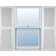 Ekena Millwork LL1C12X02600WH PVC Window Shutter 12x26"