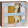 Tikiri Giraffe Gift Set Three Muslin Squares with Giraffe Rubber Teether