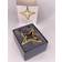 Georg Jensen Four Pointed Star 2021 Gold Juletræspynt 6.8cm