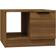 vidaXL Engineered Wood Brown Oak Coffee Table 50x50cm