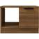 vidaXL Engineered Wood Brown Oak Mesa de Centro 50x50cm