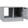 vidaXL Engineered Wood Grey Sonoma Soffbord 50x50cm
