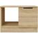 vidaXL Engineered Wood Sonoma Oak Couchtisch 50x50cm