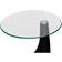 vidaXL Round Top High Gloss Black Småbord 41.9cm 2st