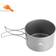 Toaks 550 titanium bowloutdoor folding handle camping cookware 550ml
