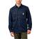 Carhartt Relaxed Fit Denim Fleece Lined Snap-Front Shirt Jacket - Glacier