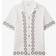 Reiss Knitted Cuban Collar Shirt - White