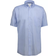 Seven Seas Oxford Modern Fit Short Sleeve Shirt - Light Blue