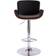 vidaXL Artificial Leather Black Bar Stool 42.9"