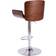 vidaXL Artificial Leather Black Bar Stool 42.9"