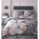 Catherine Lansfield Dramatic Floral Duvet Cover Grey (230x220cm)