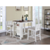 Lilola Home Graham Brown/White Dining Set 28x36" 3