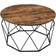 Vasagle Industrial Style Rustic Brown Soffbord 80x80cm