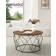 Vasagle Industrial Style Rustic Brown Soffbord 80x80cm