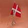 Kay Bojesen Royal Guard Flag Bearer Polished Steel Dekorationsfigur 18cm