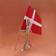 Kay Bojesen Royal Guard Flag Bearer Polished Steel Prydnadsfigur 18cm