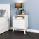 Prepac Milo White Bedside Table 16x22.5"