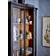 Bloomingville Hazem Black Glass Cabinet 81x122cm