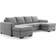 Scandinavian Choice Postage Light Grey Soffa 280cm 5-sits
