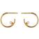 Pernille Corydon Globe Hoops - Gold/Pearls