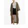 AllSaints Misha Mesh Longline Kimono Cardigan - Khaki Green