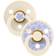 Bibs Studio Colour Jasmine Pacifier 2-pack