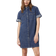 Noisy May Short Sleeved Denim Dress - Medium Blue Denim