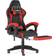 Bigzzia Ergonomic Gaming Chair with Footrest - Black/Red