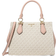 Michael Kors Marilyn Medium Logo Satchel - Vanilla/Soft Pink