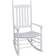 vidaXL 40858 White Gungstol 114cm