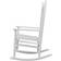 vidaXL 40858 White Rocking Chair 114cm