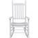 vidaXL 40858 White Rocking Chair 114cm