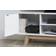 Birlea Engineered Wood White TV Bench 120x40cm