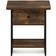 Furinno Dario Amber Pine/Black Small Table 39.5x39.5cm