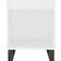 vidaXL 830732 White Nattbord 35x40cm
